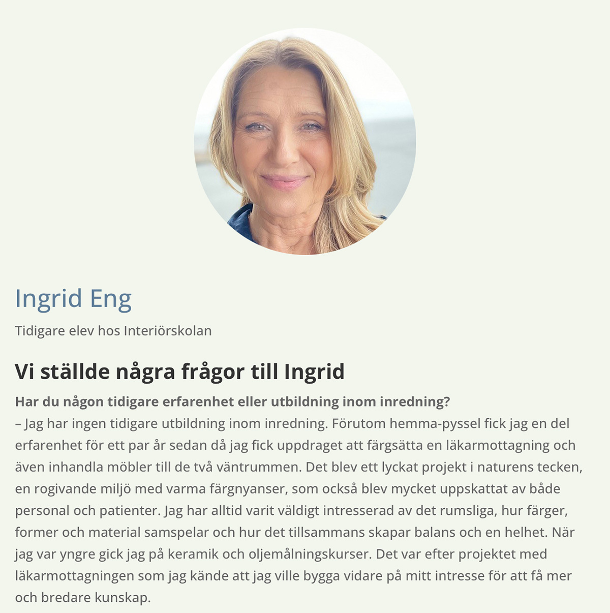 Recensioner Interiörskolan