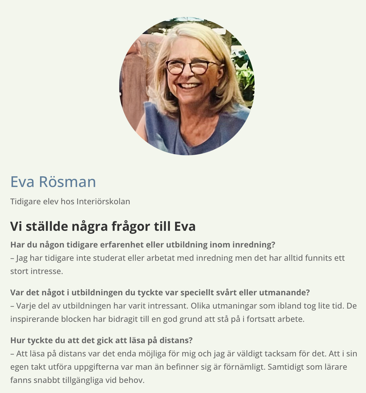 Recensioner Interiörskolan