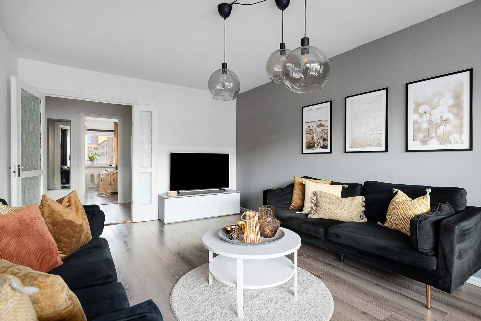 Homestyling av vår elev Maria för Fastighetsbyrån