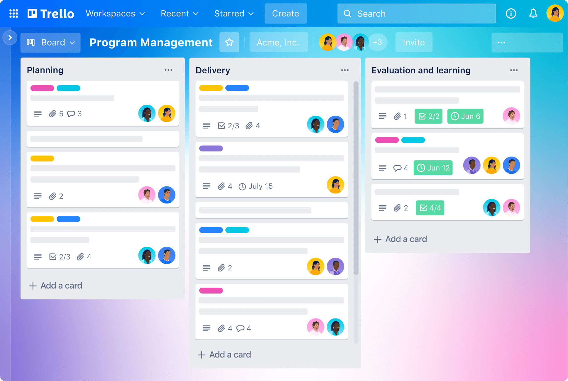 Arbeta i Trello som inredare