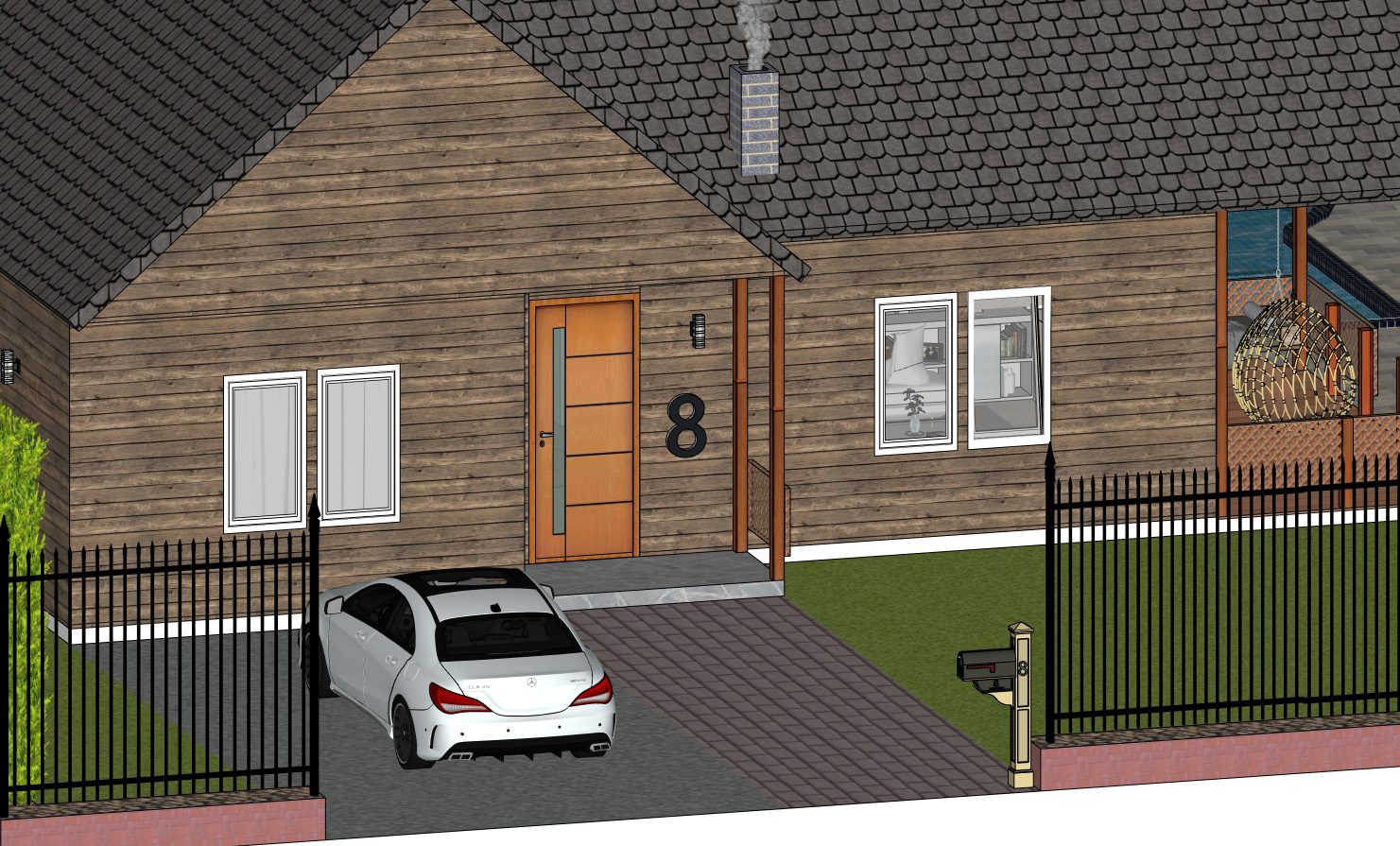 sketchup-inredare-hus-@antonellazgheib91 SketchUp inredare